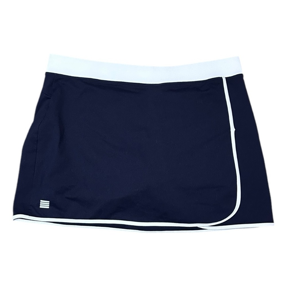 Lands End Navy Blue Tennis Skort Size Medium